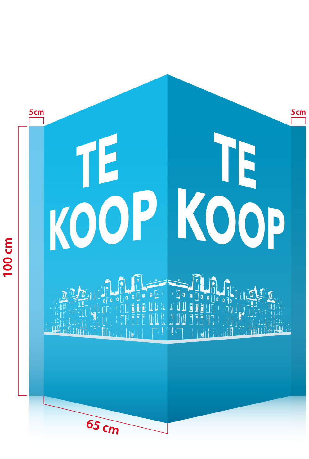 V-borden groot