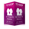 Te koop bord de Haagsche makelaar
