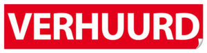 Sticker verhuurd