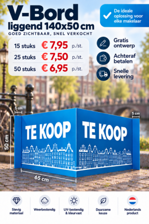 V-Borden Liggend 140x50
