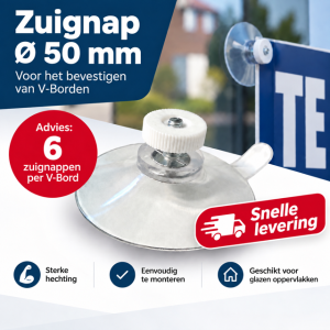 Zuignappen bord